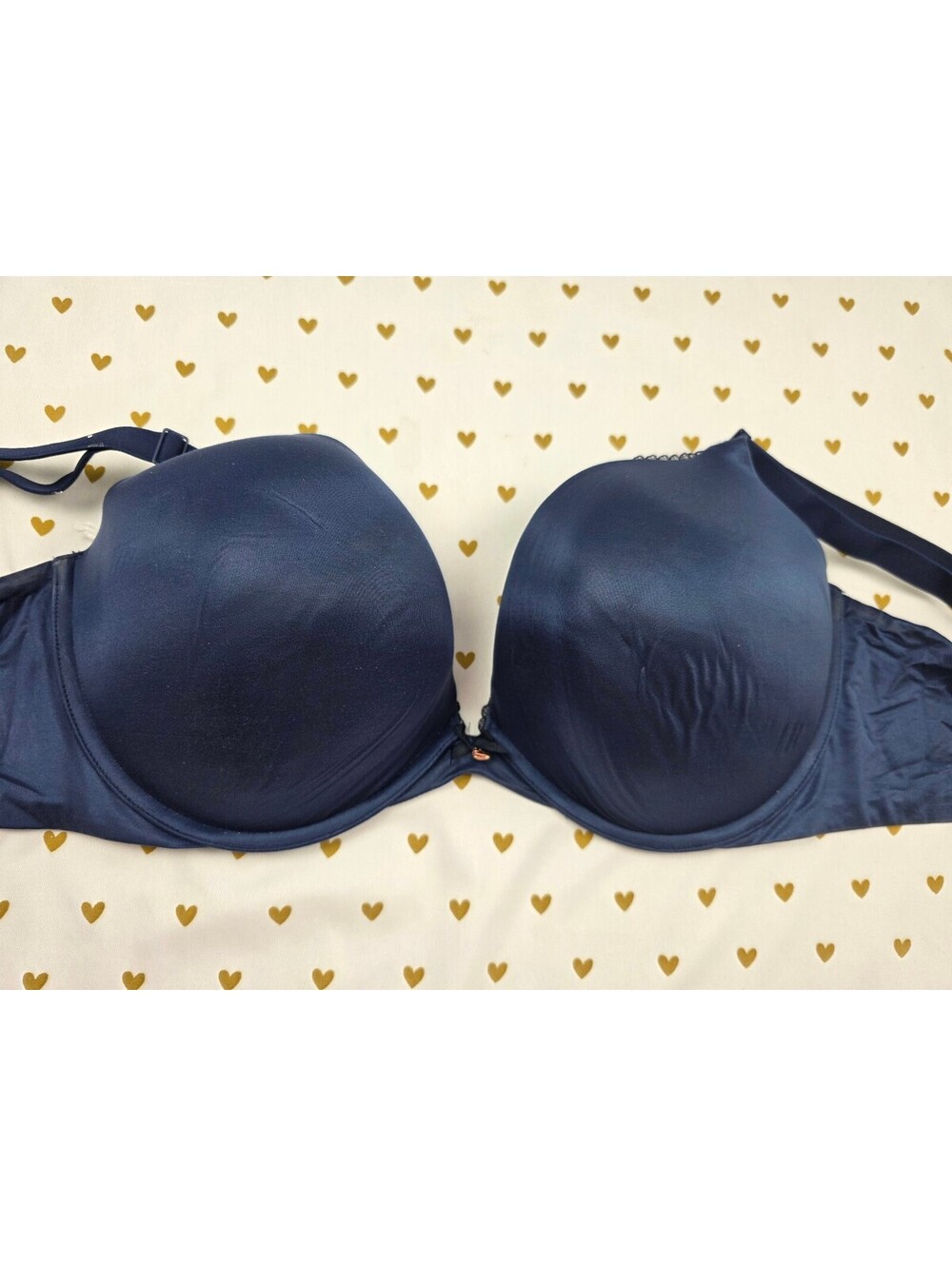 Victorias Secret Blue satin  Push Up Bra 40DD